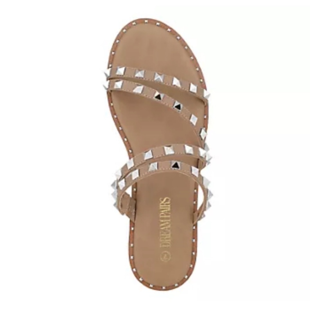 Dream Pairs Studded Rhinestone Sandals